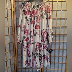 Kate And Lily Floral Long Sleeve Dress Size 8